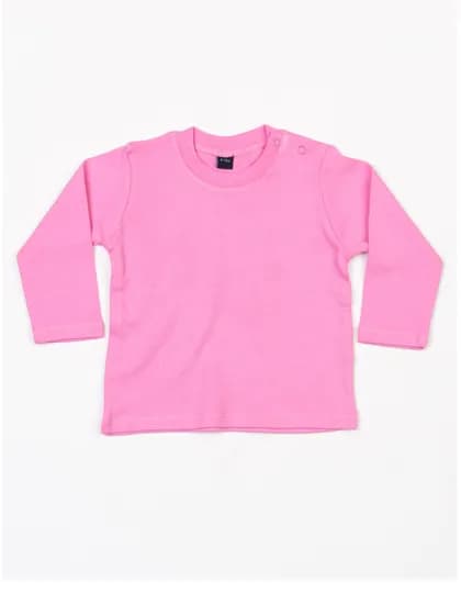 Baby Long Sleeve T - Bubble Gum Pink