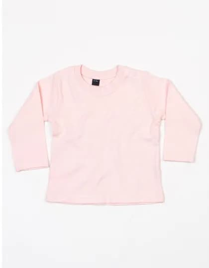 Baby Long Sleeve T - Powder Pink