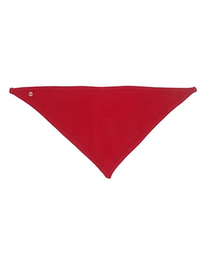 Bandana Bib - White/Red