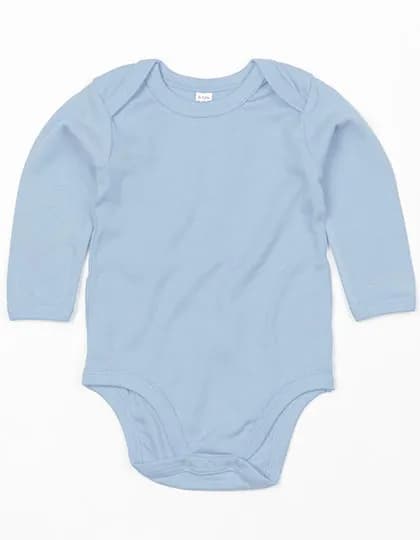 Baby Long Sleeve Bodysuit - Dusty Blue