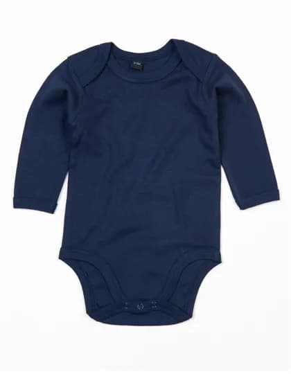 Baby Long Sleeve Bodysuit - Nautical Navy