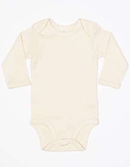 Baby Long Sleeve Bodysuit - Organic Natural