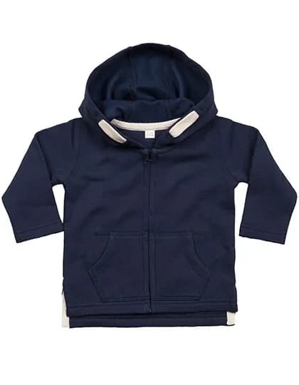 Baby Zipped Hoodie - Nautical Navy