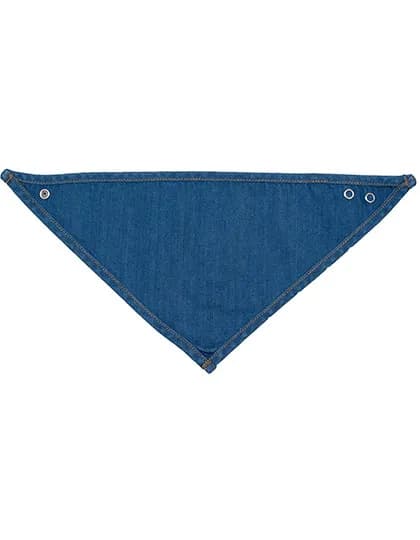Baby Rocks Denim Bandana Bib - Denim Blue