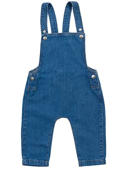 Baby Rocks Denim Dungarees - Denim Blue