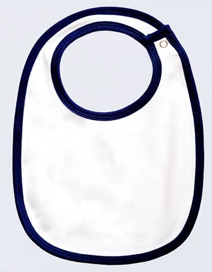 Single Layer Bib - White/Nautical Navy