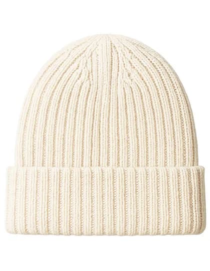 Beanie mit Merinowolle - Beige