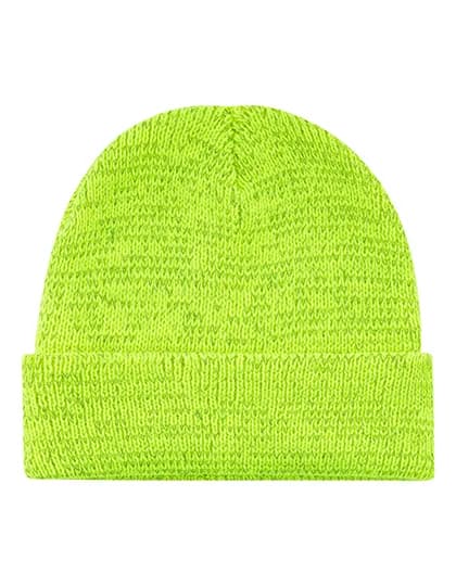 Reflektierende Mütze - Neon Yellow