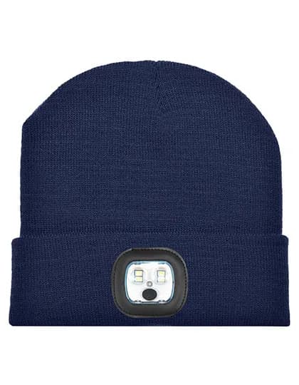 LED Beanie - Navy