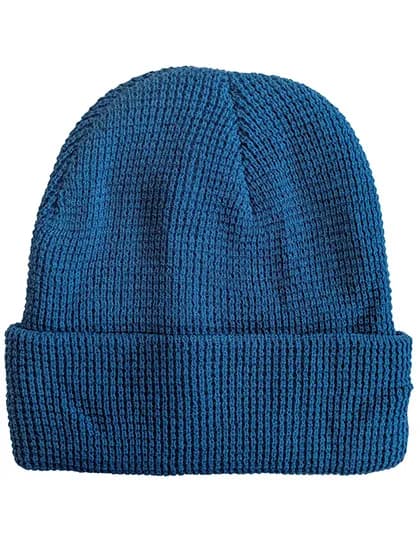 Strickmütze Waffeloptik - Petrol