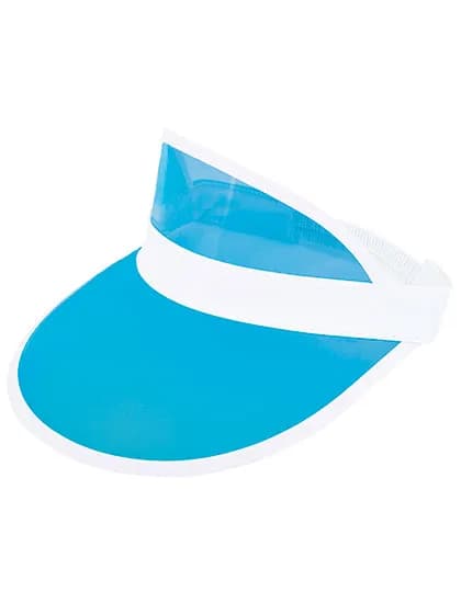 Sunvisor PVC - White/Light Blue