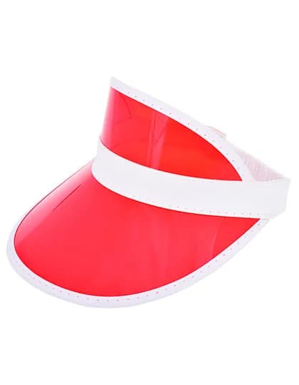 Sunvisor PVC - White/Red