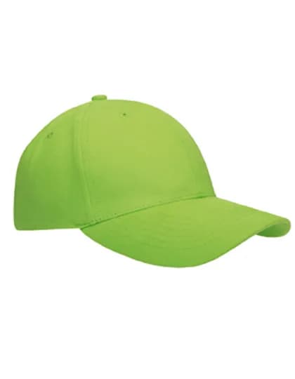 Heavy Brushed Cap - Lime Green