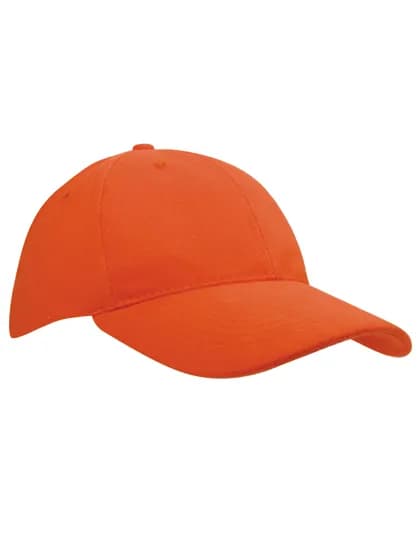 Heavy Brushed Cap - Orange