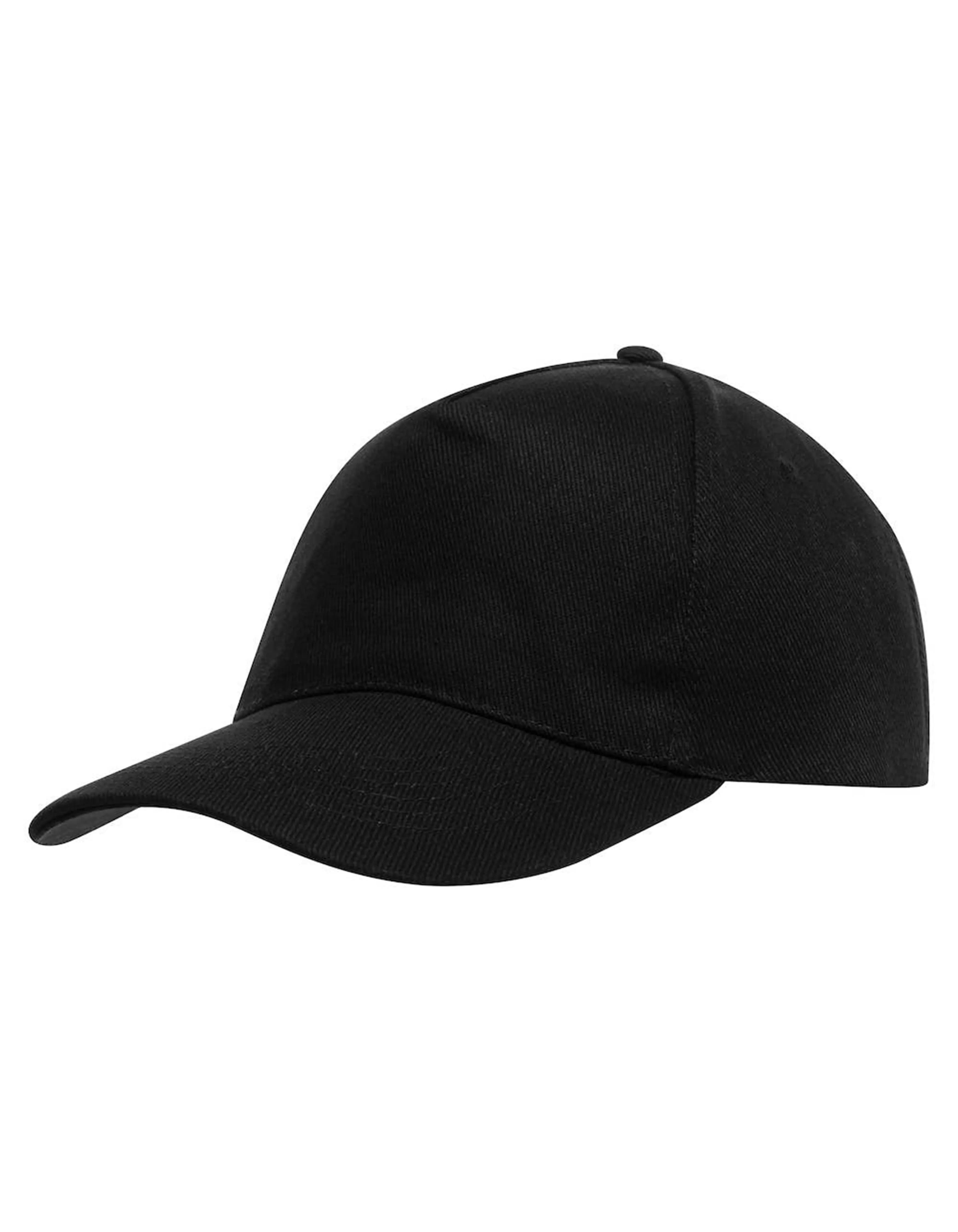 5-Panel Baseball Cap - Black