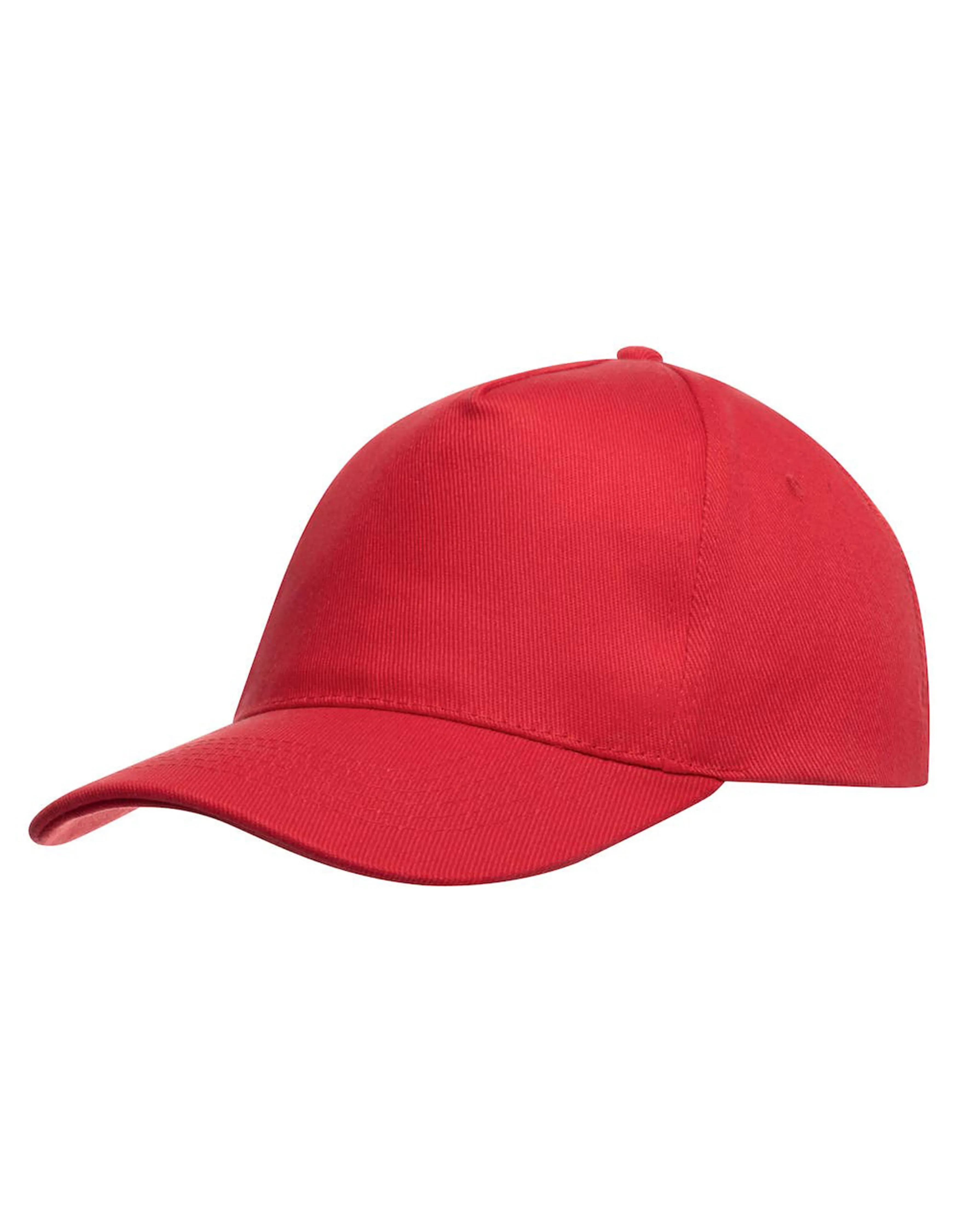 5-Panel Baseball Cap - Red