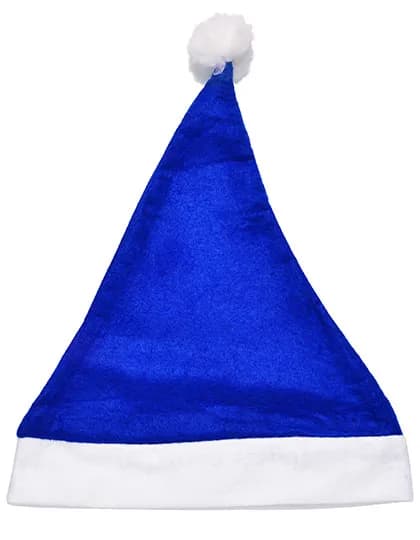Christmas Hat / Nikolaus Mütze - Royal Blue/White