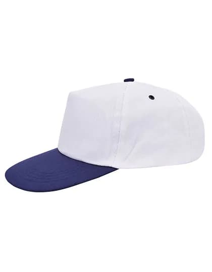 Baumwoll-Cap - White/Navy