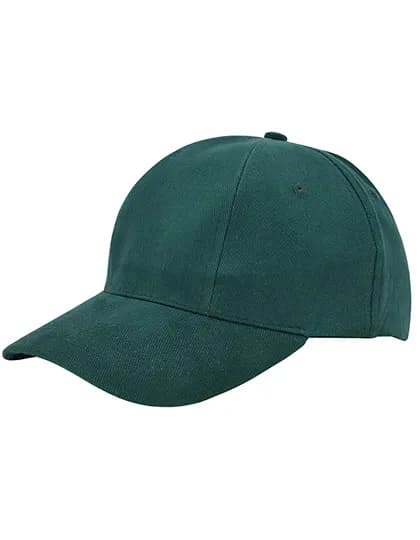 Baumwoll-Cap Low Profile/Brushed - Bottle Green