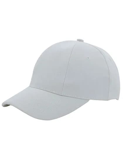 Baumwoll-Cap Low Profile/Brushed - White