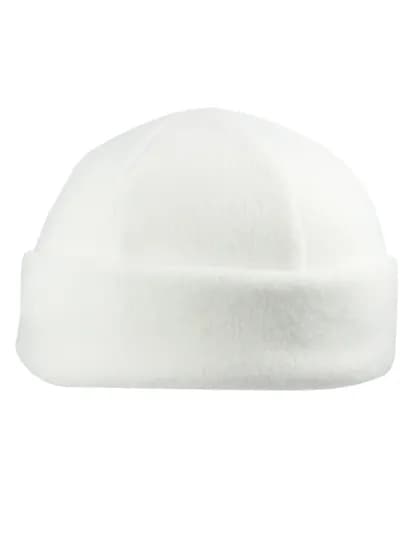 Fleece Winter Hat - White