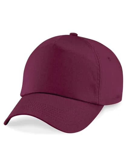 Junior Original 5 Panel Cap - Burgundy