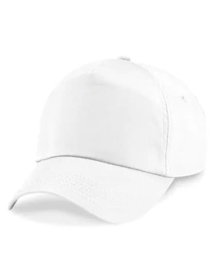 Junior Original 5 Panel Cap - White