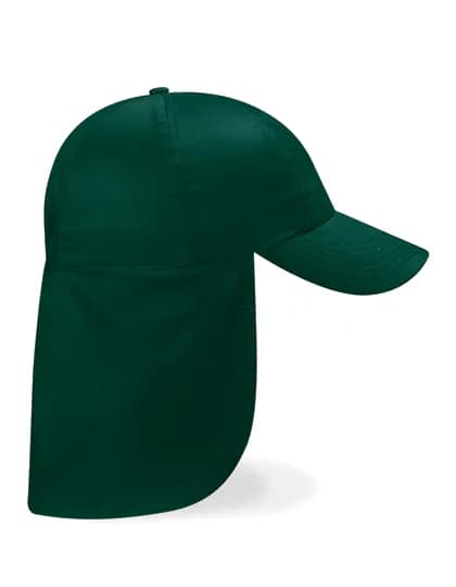 Junior Legionnaire Style Cap - Bottle Green