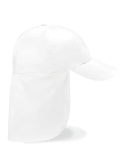 Junior Legionnaire Style Cap - White