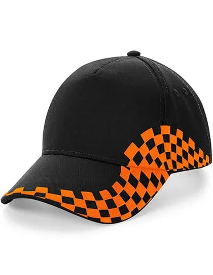 Grand Prix Cap - Black/Orange