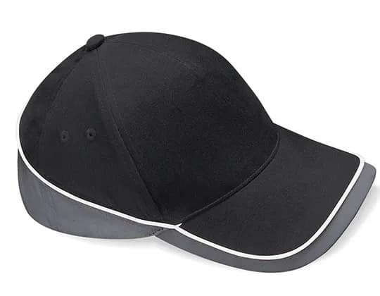 Teamwear Competition Cap - Black/Graphite Grey/White