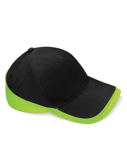 Teamwear Competition Cap - Black/Lime Green