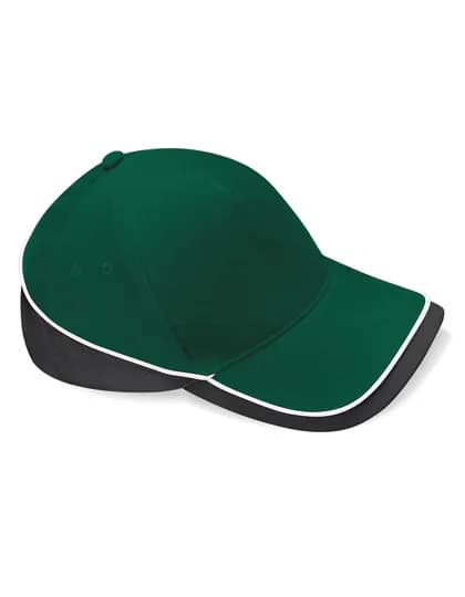 Teamwear Competition Cap - Bottle Green/Black/White
