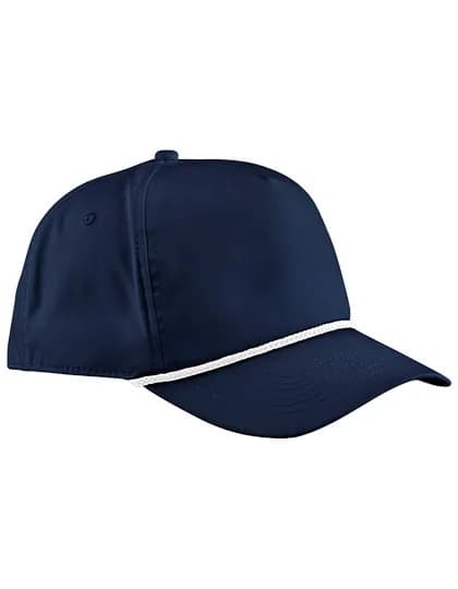 Rope Detail Golf Cap - Navy/White