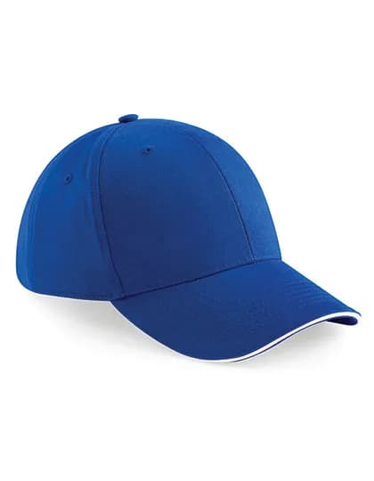 Athleisure 6 Panel Cap - Bright Royal/White