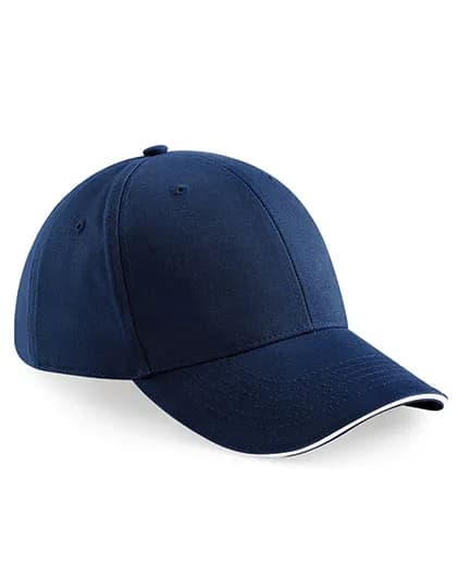 Athleisure 6 Panel Cap - French Navy/White