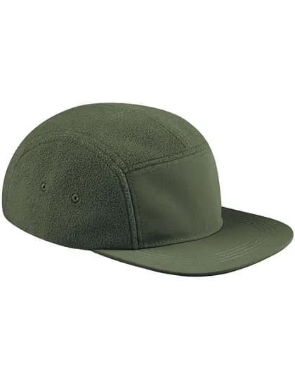 Recycled Fleece Outdoor Camper Cap - Olive Green