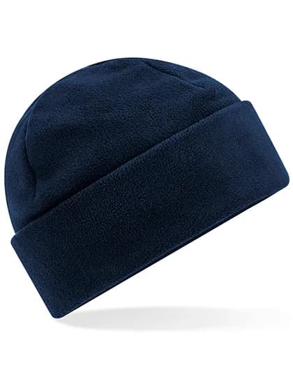 Recycled Fleece Cuffed Beanie - French Navy