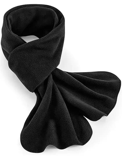 Recycled Fleece Scarf - Black