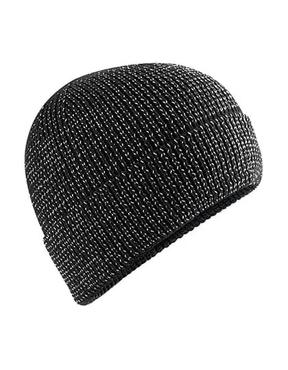 Streetlite Reflective Beanie - Black