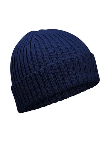 Organic Cotton Kids Beanie - Oxford Navy