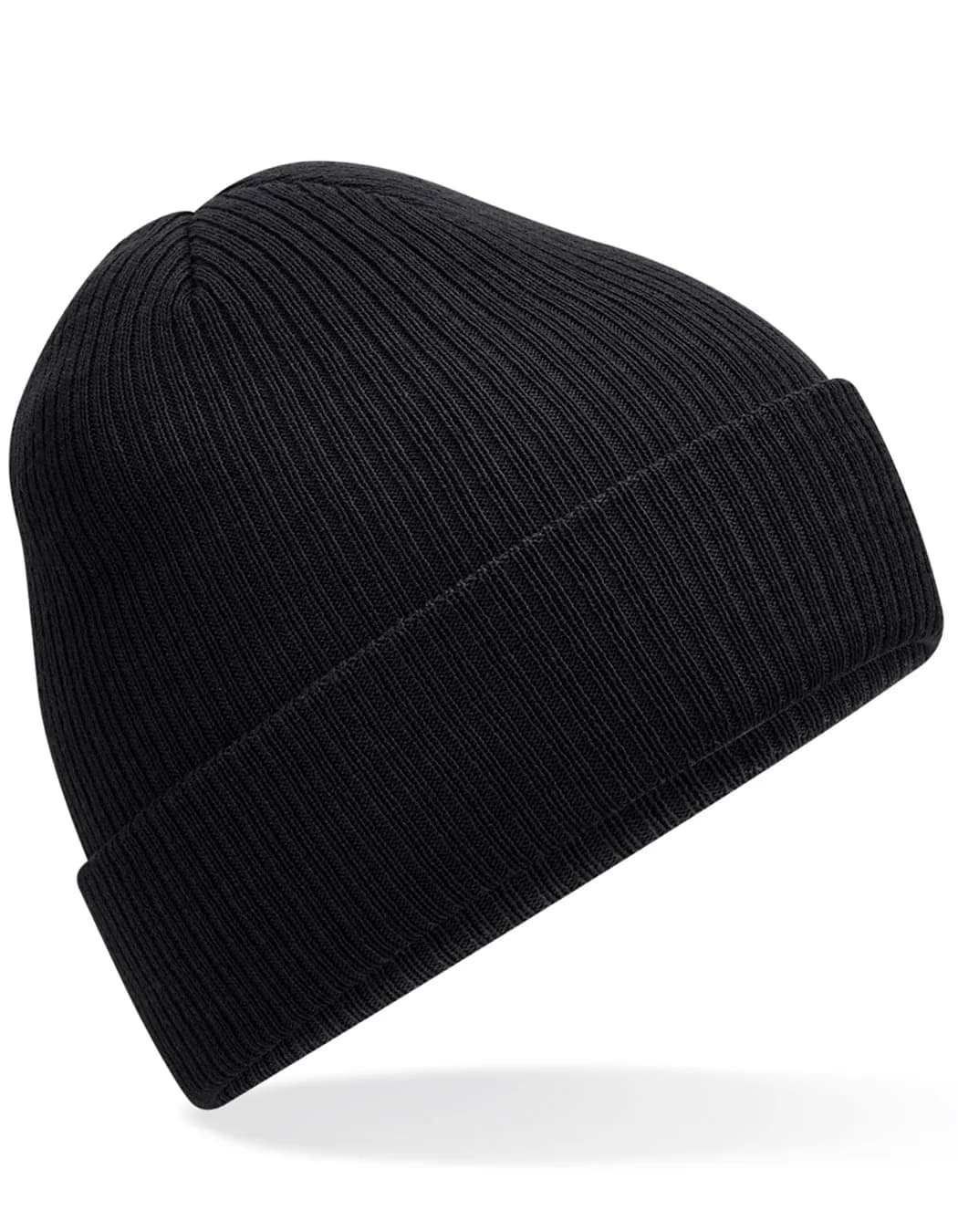 Polylana® Ribbed Beanie - Black