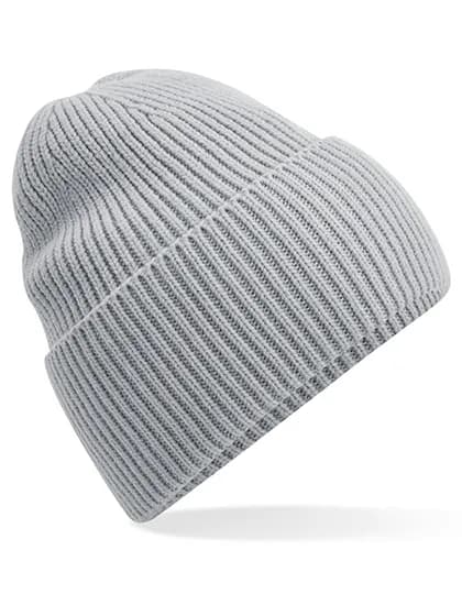 Oversized Cuffed Beanie - Light Grey