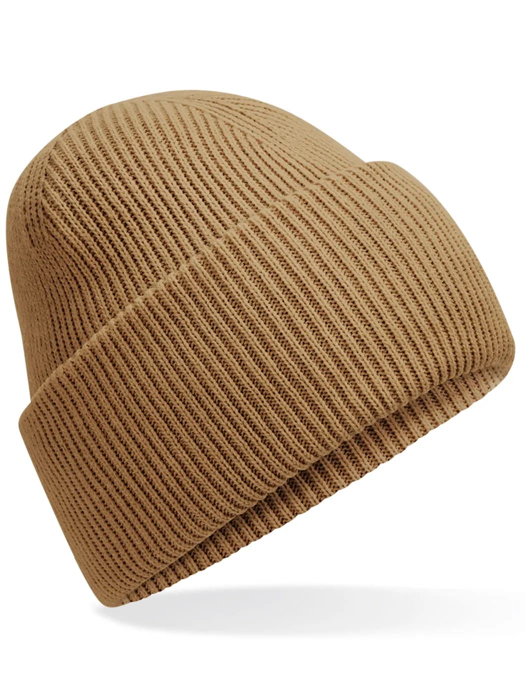 Classic Engineered Deep Cuffed Beanie - Biscuit