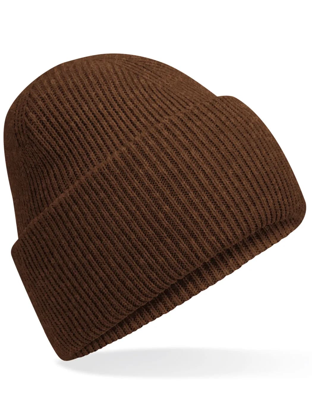 Classic Engineered Deep Cuffed Beanie - Walnut
