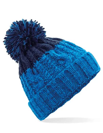 Apres Beanie - Azure Blue/Oxford Navy
