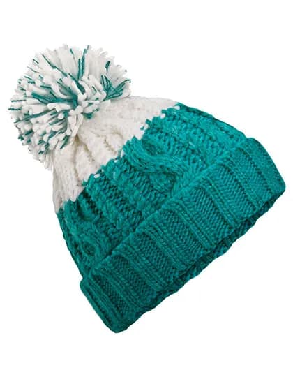Apres Beanie - Emerald/Soft White