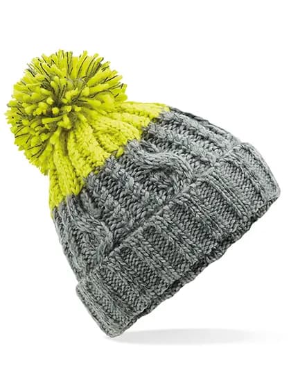 Apres Beanie - Light Grey/Citron