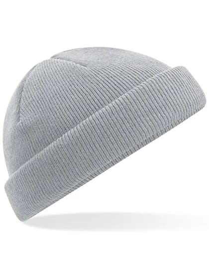 Recycled Mini Fisherman Beanie - Light Grey