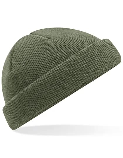 Recycled Mini Fisherman Beanie - Olive Green